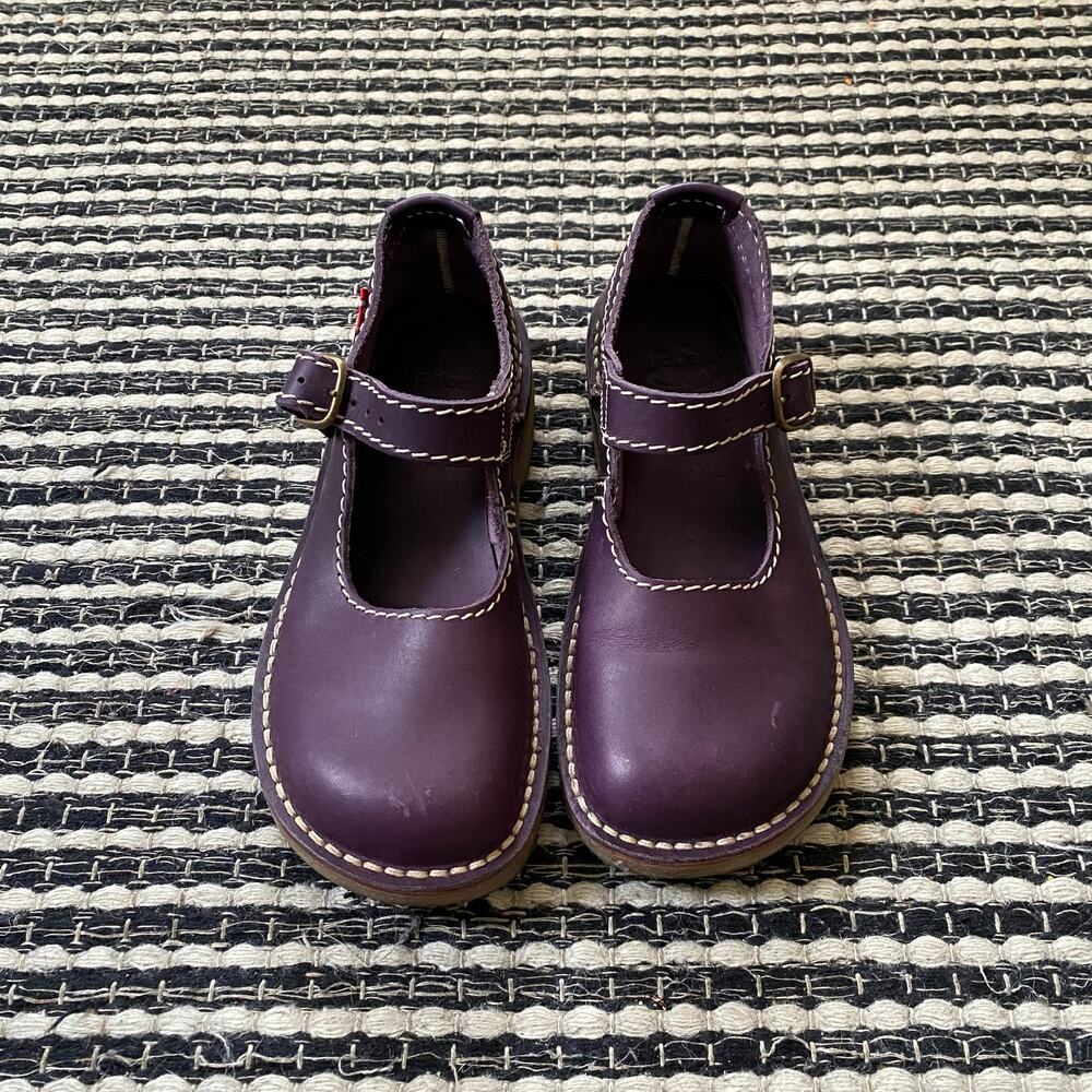 🌿Duckfeet Womens Mary Jane Himmerland Plum Leather Gum Sole Buckle Shoe 40